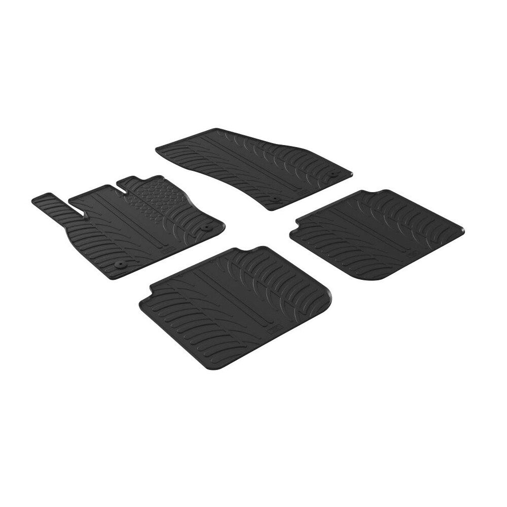 24500 - Set tappeti su misura in gomma - compatibile per Skoda Kodiaq (04/17>05/24)