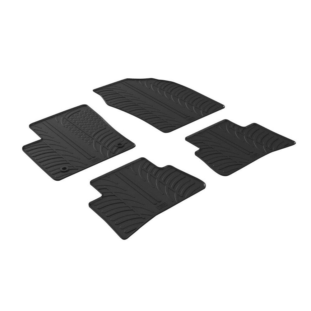24501 - Set tappeti su misura in gomma - compatibile per Toyota C-HR (12/16>11/23)