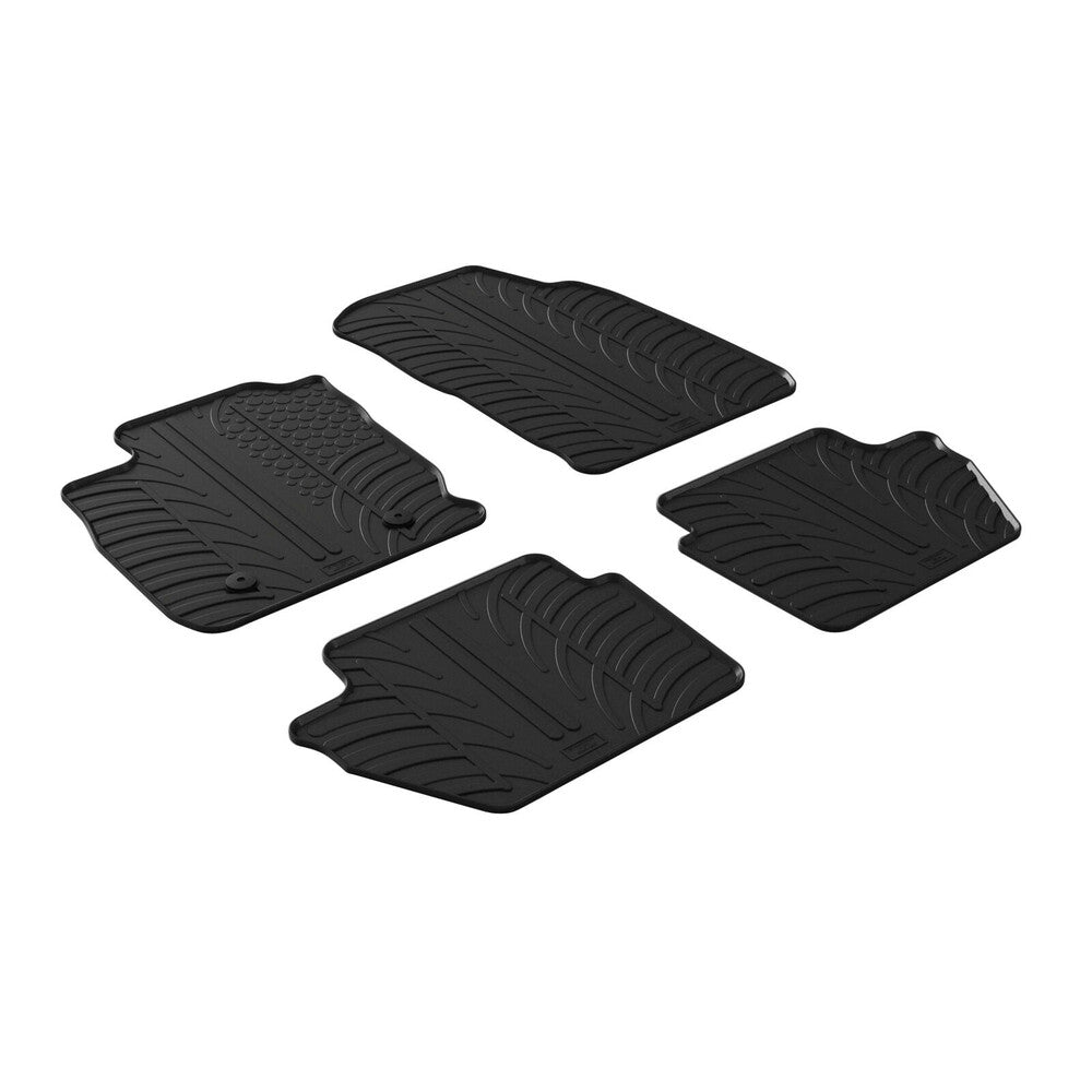 24518 - Set tappeti su misura in gomma - compatibile per Ford Ecosport (03/14>06/23)