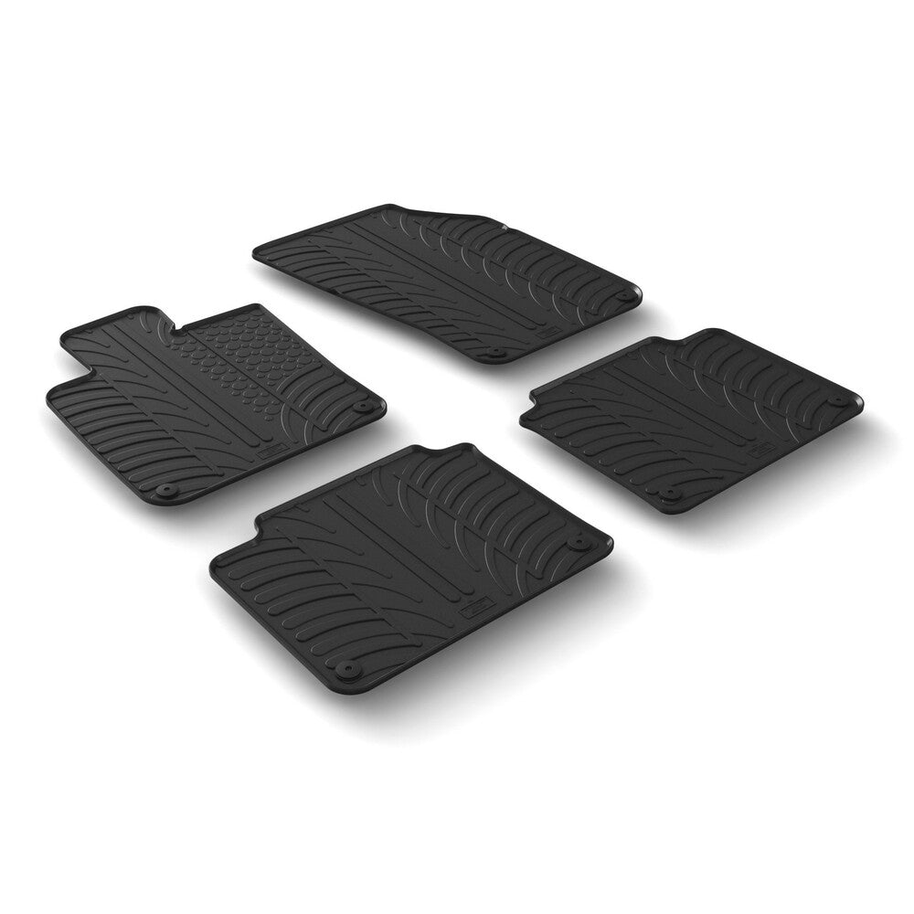24530 - Set tappeti su misura in gomma - compatibile per Volvo S90 4p (09/16>02/24) - Volvo V90 Cross Country (09/16>03/26) - Volvo V90 sw (09/16>03/26)