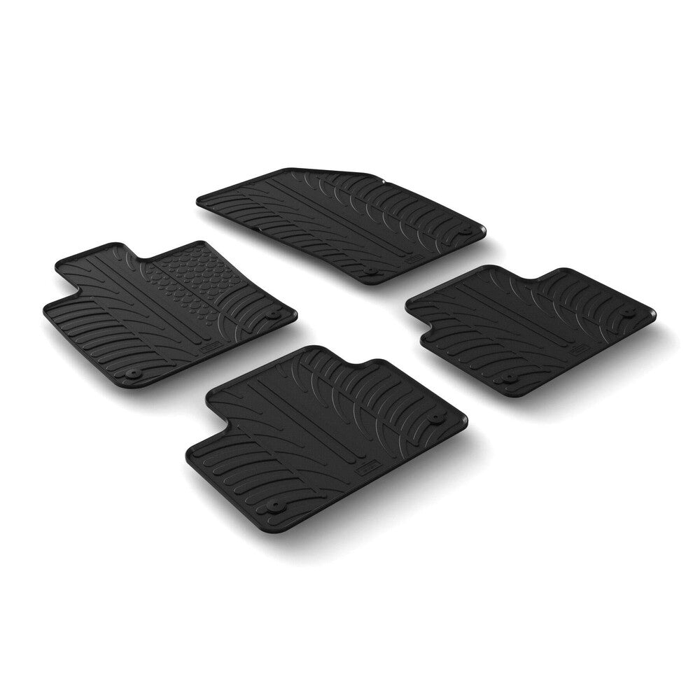 24531 - Set tappeti su misura in gomma - compatibile per Volvo V60 (09/18>) - Volvo V60 Cross Country (11/18>04/25) - Volvo S60 4p (04/19>10/24)