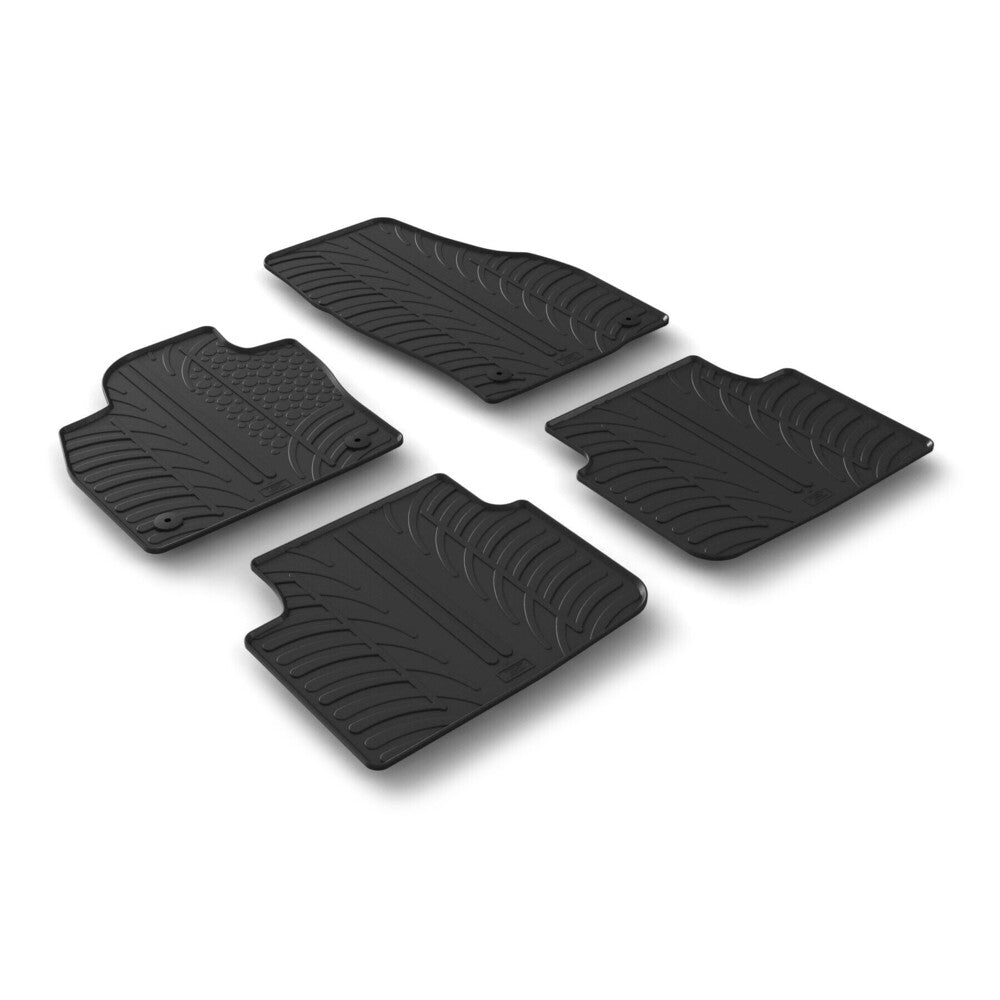 24536 - Set tappeti su misura in gomma - compatibile per Skoda Scala 5p (06/19>)