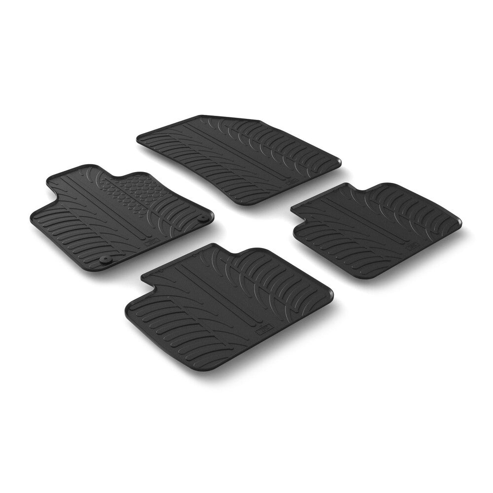 24539 - Set tappeti su misura in gomma - compatibile per Peugeot 508 4p (06/18>03/23) - Peugeot 508 sw (01/19>03/23) - Peugeot 508 4p (04/23>) - Peugeot 508 sw (04/23>)