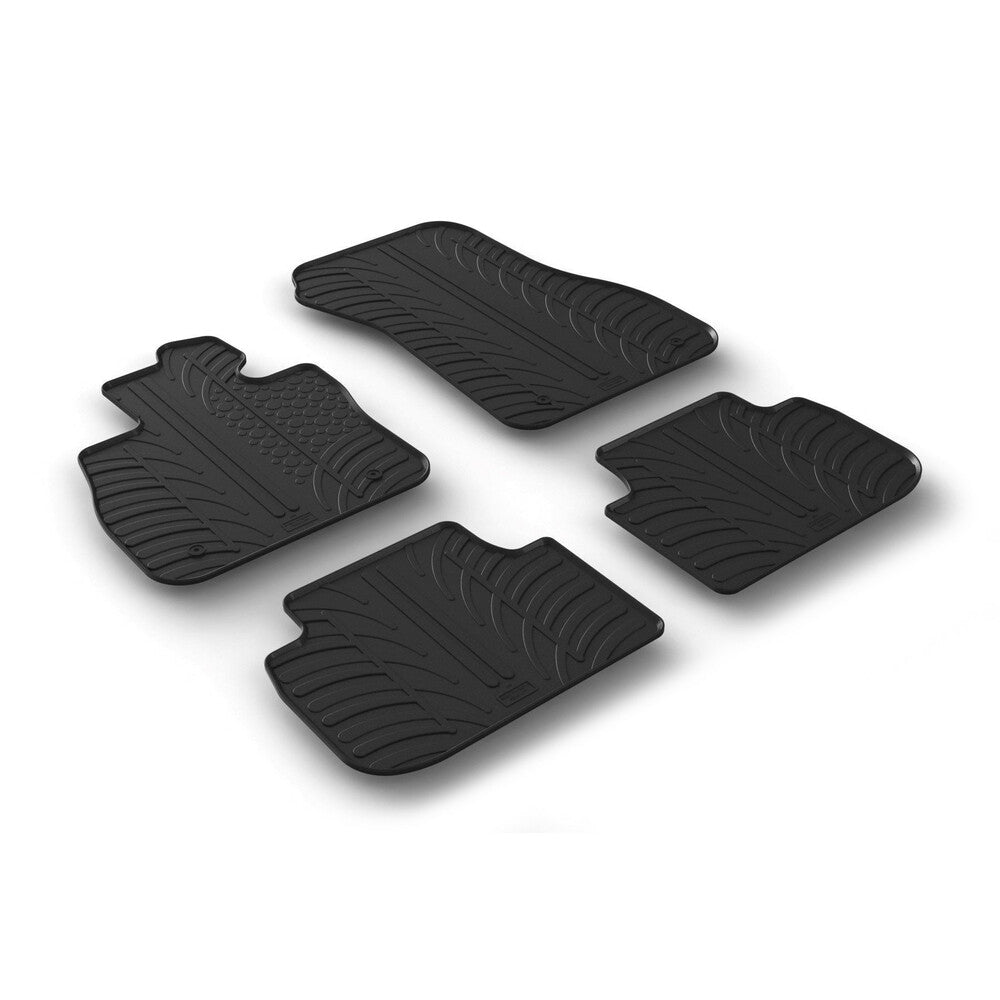 24543 - Set tappeti su misura in gomma - compatibile per Bmw Serie 1 (F40) (07/19>)