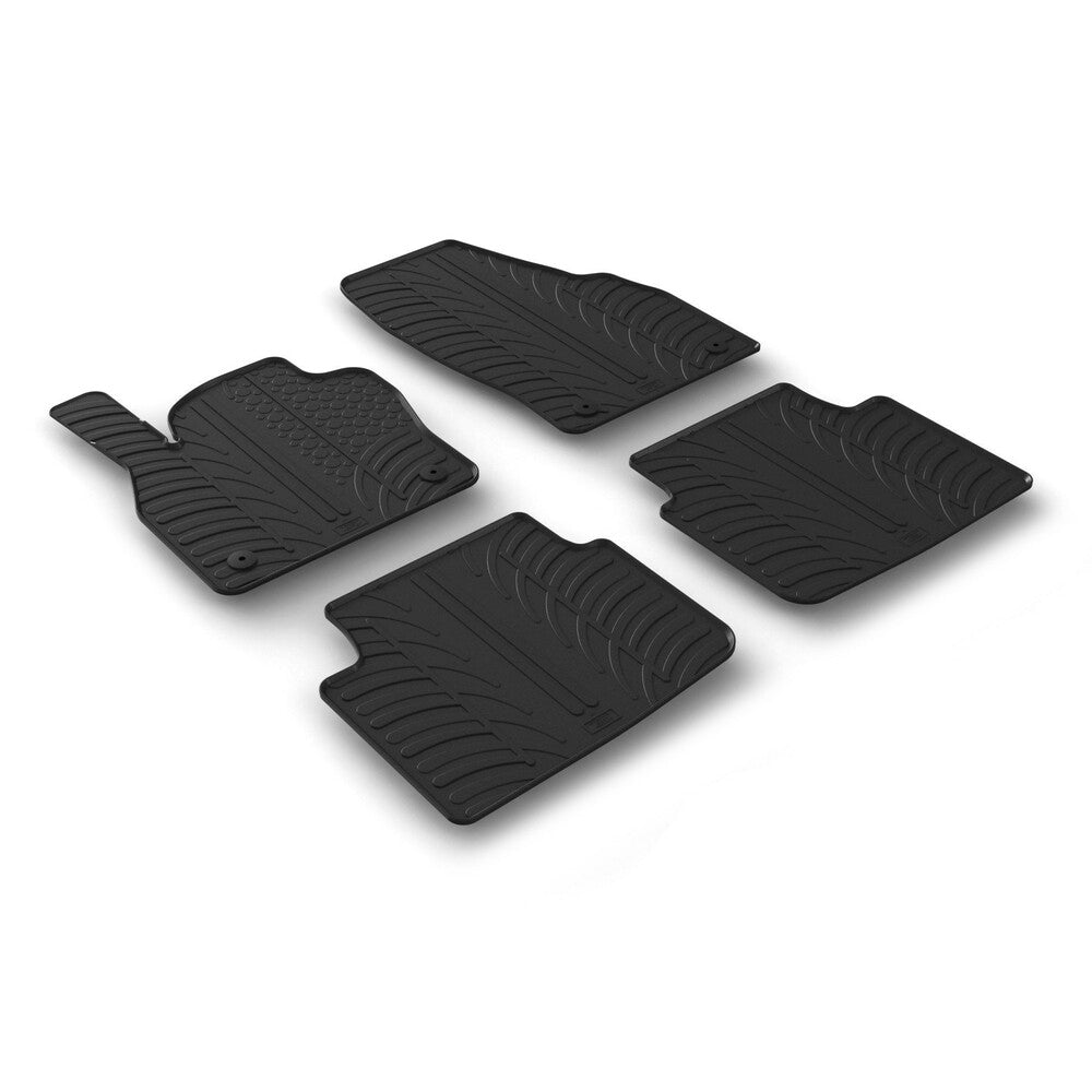 24545 - Set tappeti su misura in gomma - compatibile per Skoda Kamiq (12/19>)