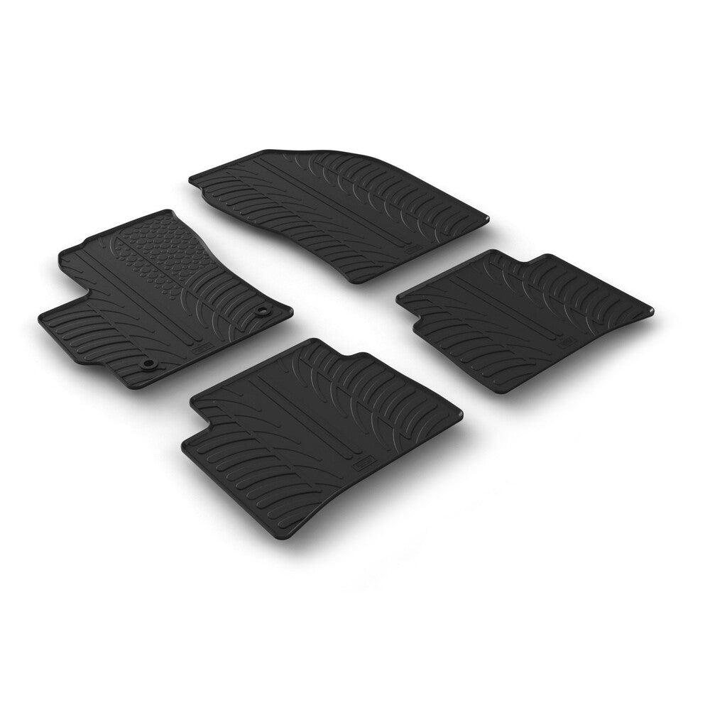 24546 - Set tappeti su misura in gomma - compatibile per Toyota Corolla Touring Sports (03/19>08/22) automatico - Suzuki Swace sw (03/21>02/23) automatico - Toyota Corolla Touring Sports (09/22>) automatico - Suzuki Swace sw (03/23>03/26) automatico