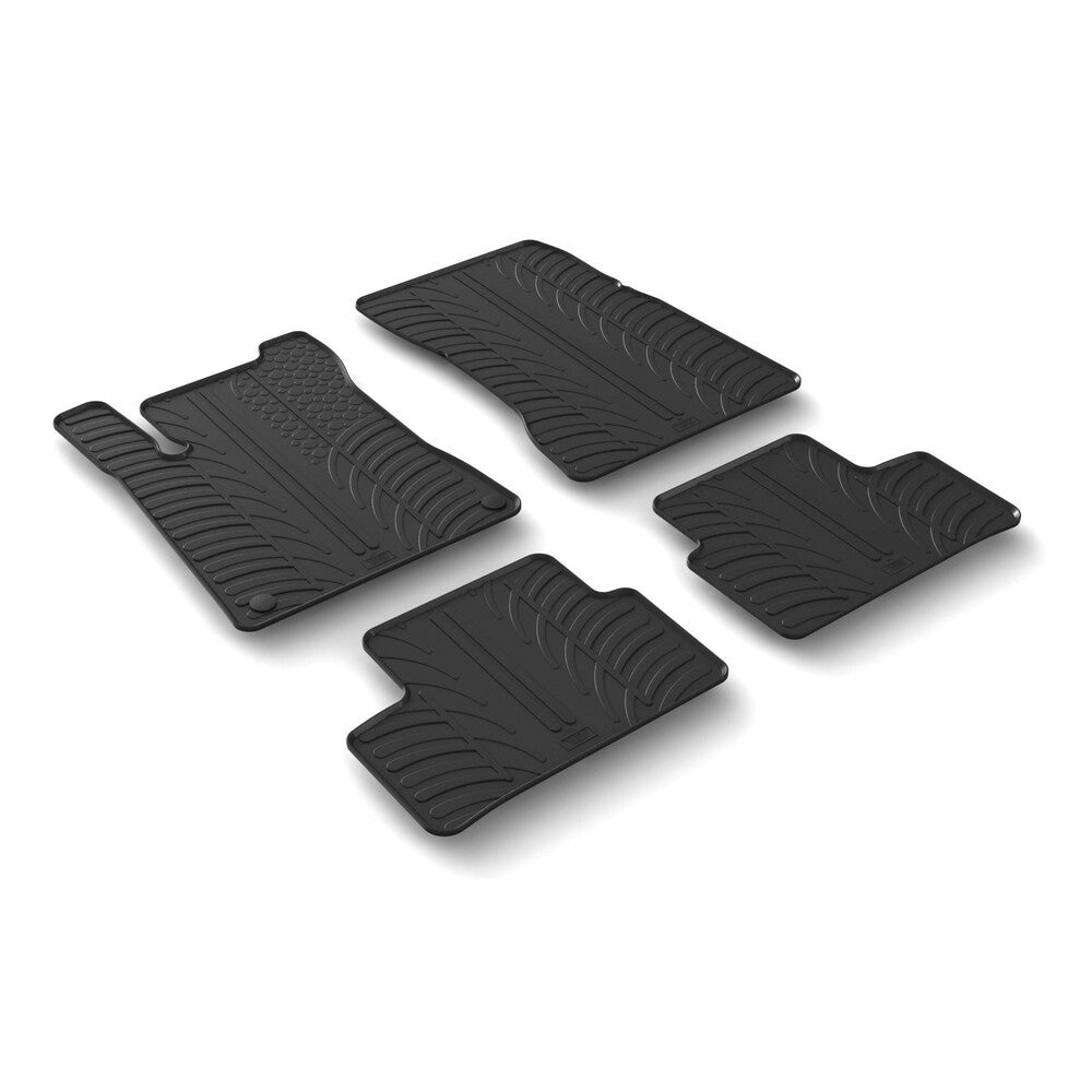 24557 - Set tappeti su misura in gomma - compatibile per Mercedes CLA 4p (05/19>)
