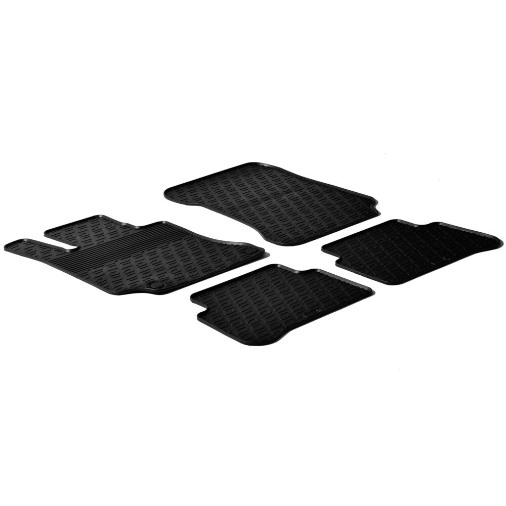 24561 - Set tappeti su misura in gomma - compatibile per Mercedes Classe E 4p (03/09>06/16) - Mercedes Classe E sw (09/09>11/16)