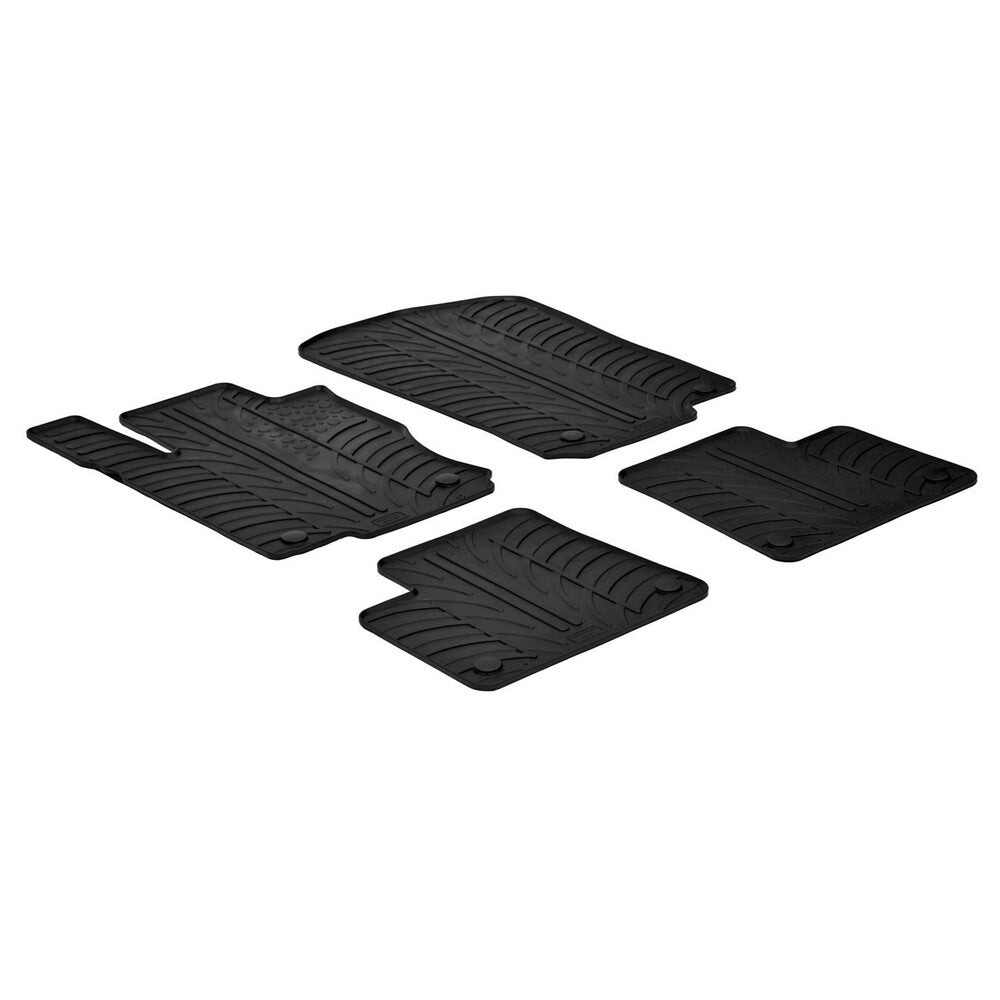 24566 - Set tappeti su misura in gomma - compatibile per Mercedes GLE 5p (07/15>12/18) - Mercedes ML (10/11>12/15)