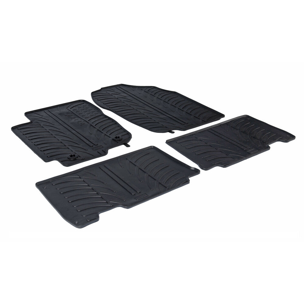 24576 - Set tappeti su misura in gomma - compatibile per Toyota Rav4 (03/13>02/19) no 4x4, no automatico
