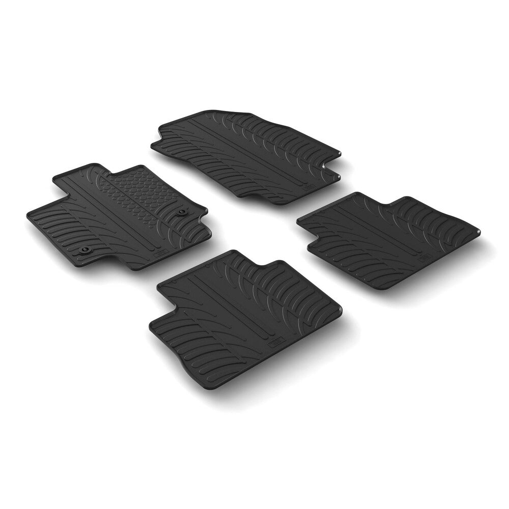 24577 - Set tappeti su misura in gomma - compatibile per Toyota Rav4 (03/19>12/25) - Suzuki Across (11/20>) automatico