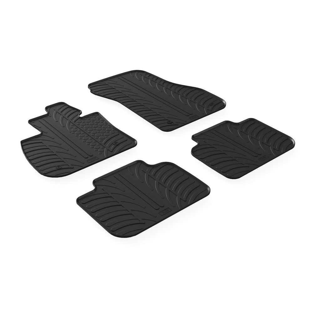 24583 - Set tappeti su misura in gomma - compatibile per Bmw X2 (F39) (01/18>12/23)