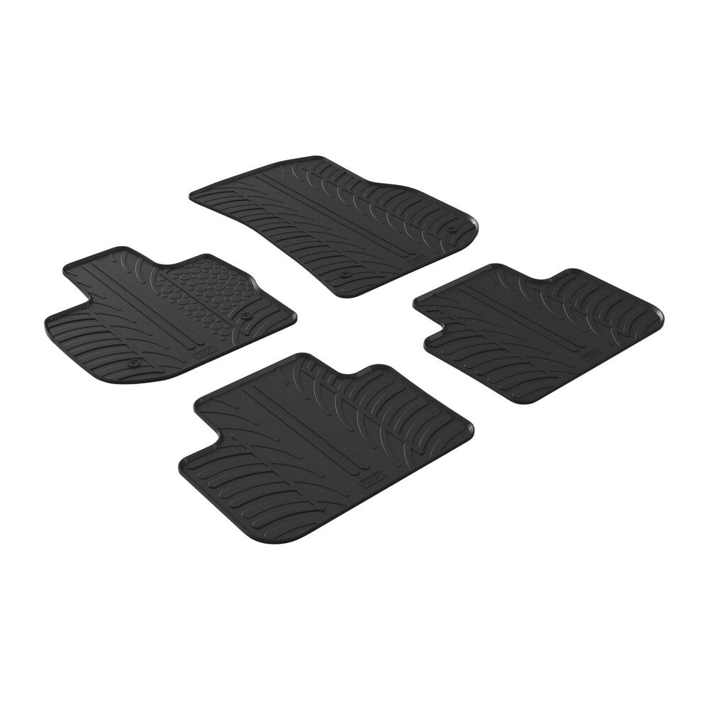 24584 - Set tappeti su misura in gomma - compatibile per Bmw X3 (G01) (08/17>08/24) automatico - Bmw iX (08/21>02/25) - Bmw X3 (G01) (06/21>08/24) automatico