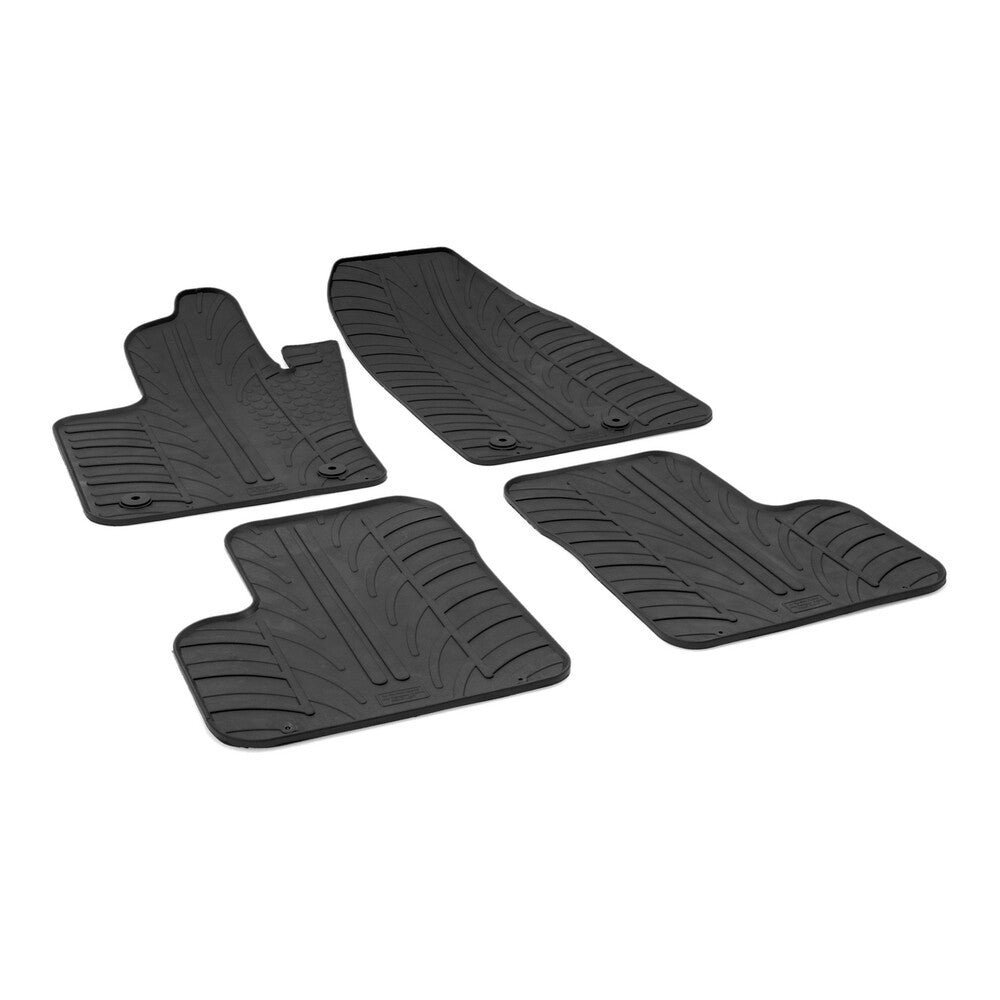 24592 - Set tappeti su misura in gomma - compatibile per Fiat 500X (02/15>05/25) - Jeep Renegade (09/14>)