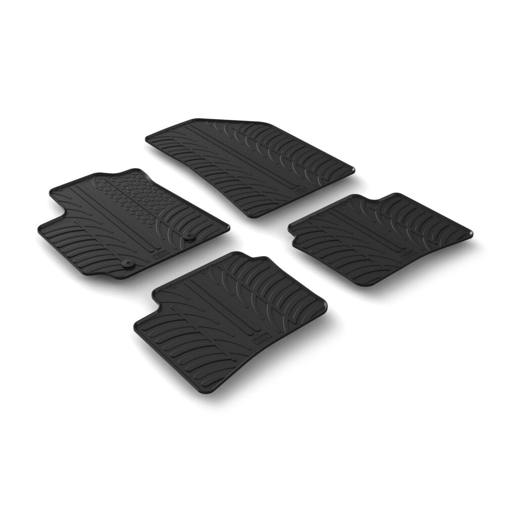 24597 - Set tappeti su misura in gomma - compatibile per Hyundai i10 5p (03/20>)