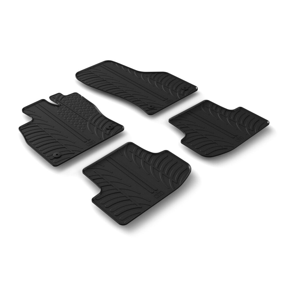 24599 - Set tappeti su misura in gomma - compatibile per Audi A3 Sportback (05/20>02/24) anche Mhev, no Phev - Audi A3 Allstreet (03/24>) anche Mhev, no Phev - Audi A3 Sportback (03/24>) anche Mhev, no Phev