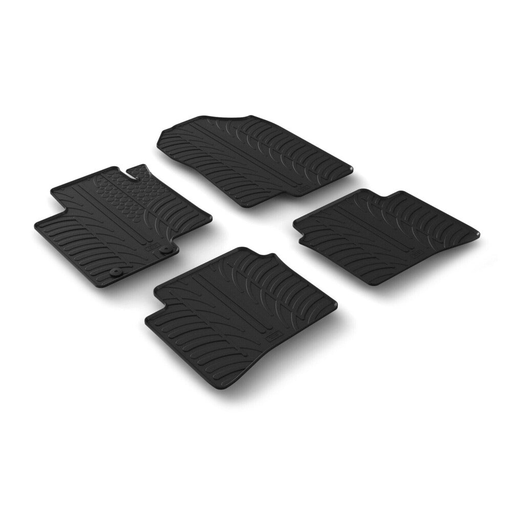 24601 - Set tappeti su misura in gomma - compatibile per Hyundai i20 5p (12/20>)