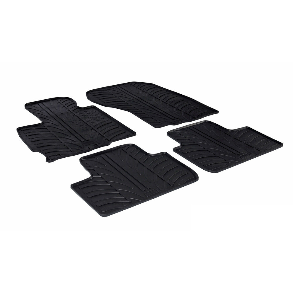 24609 - Set tappeti su misura in gomma - compatibile per Citroen C4 Aircross (04/12>12/17) - Mitsubishi ASX (07/10>12/12)