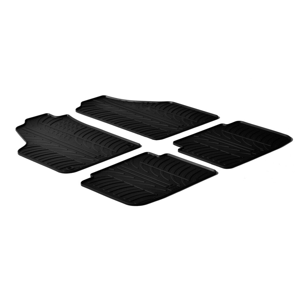 24612 - Set tappeti su misura in gomma - compatibile per Fiat Idea (05/08>11/12) - Lancia Musa (10/07>12/13)
