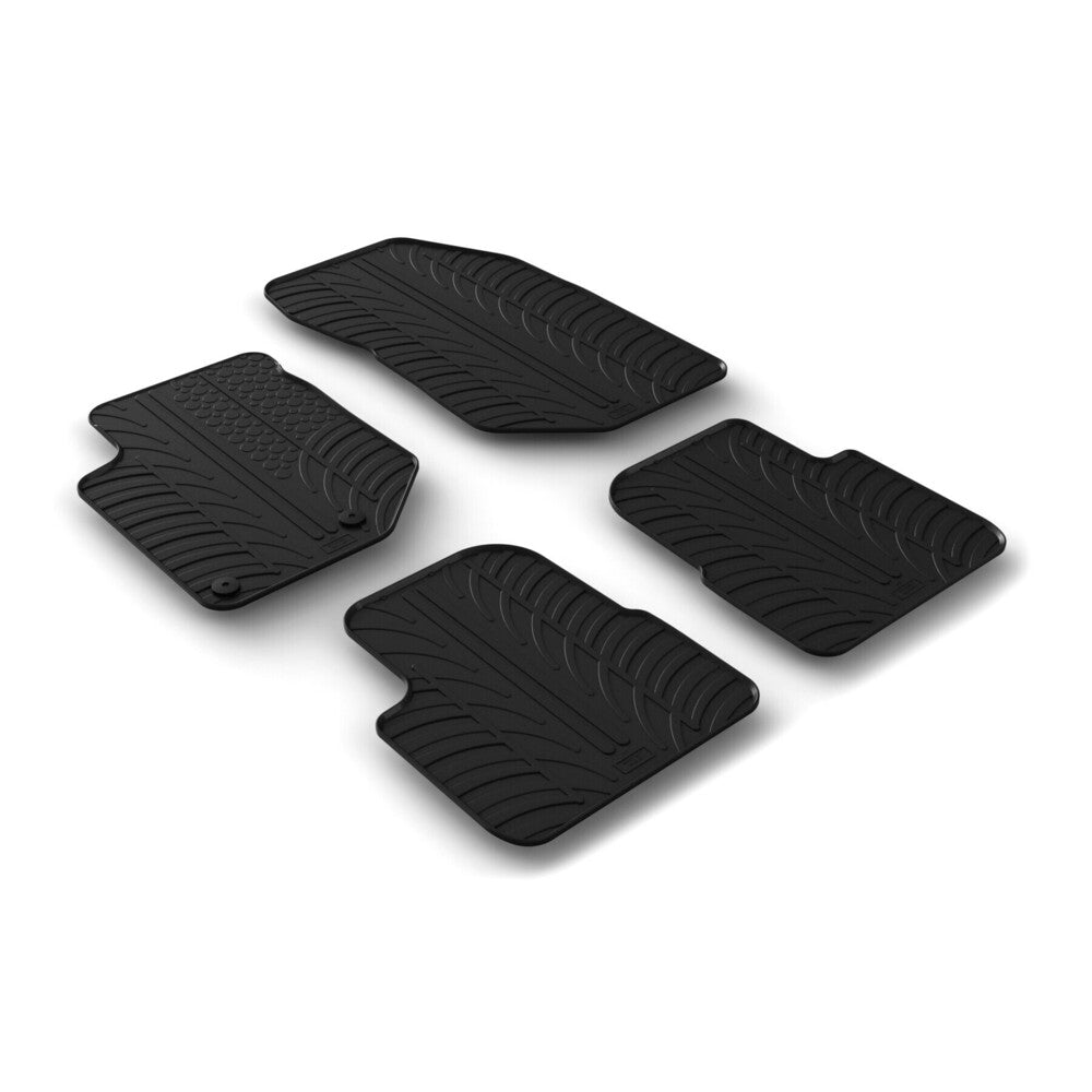 24632 - Set tappeti su misura in gomma - compatibile per Citroen C4 5p (11/20>)