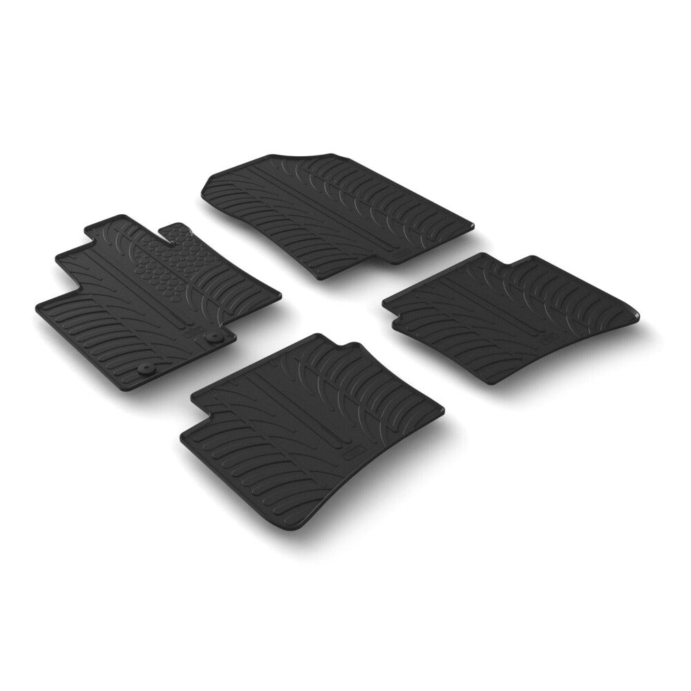 24641 - Set tappeti su misura in gomma - compatibile per Hyundai Bayon (08/21>)