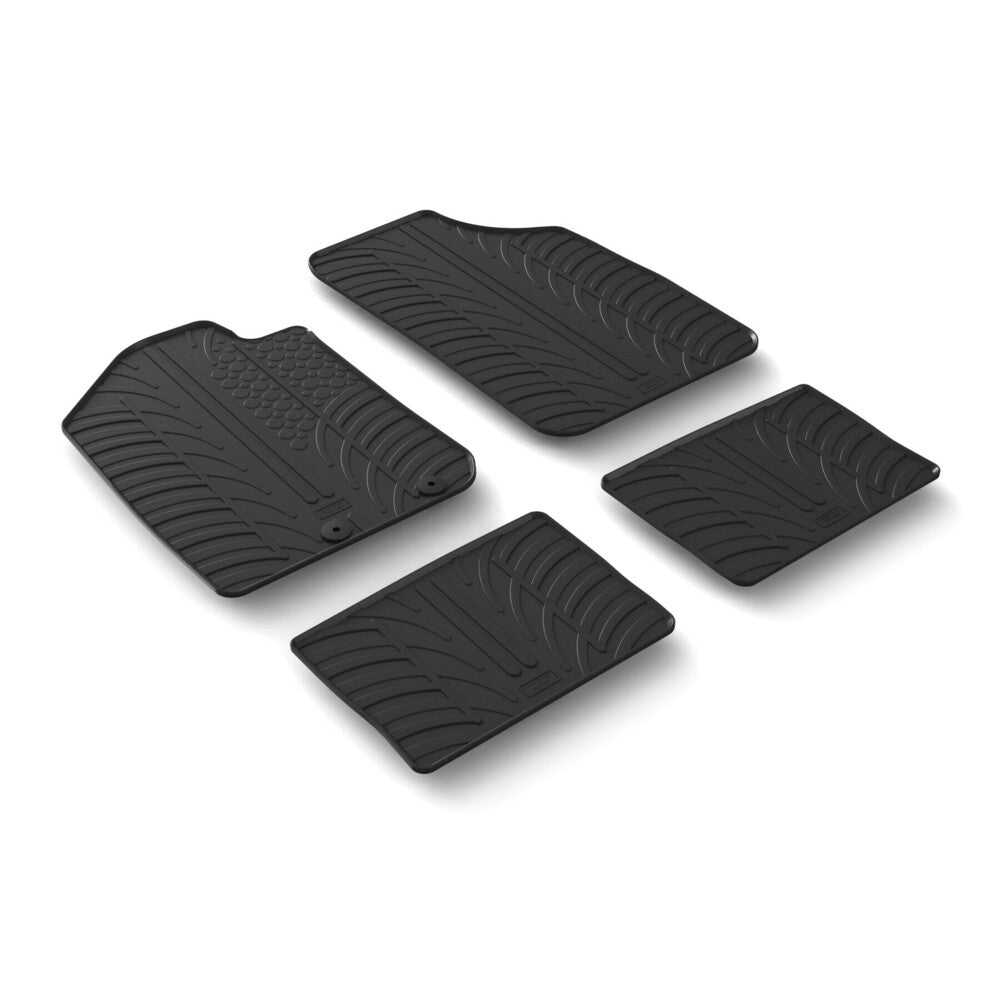 24644 - Set tappeti su misura in gomma - compatibile per Dacia Spring 5p (04/21>03/24)