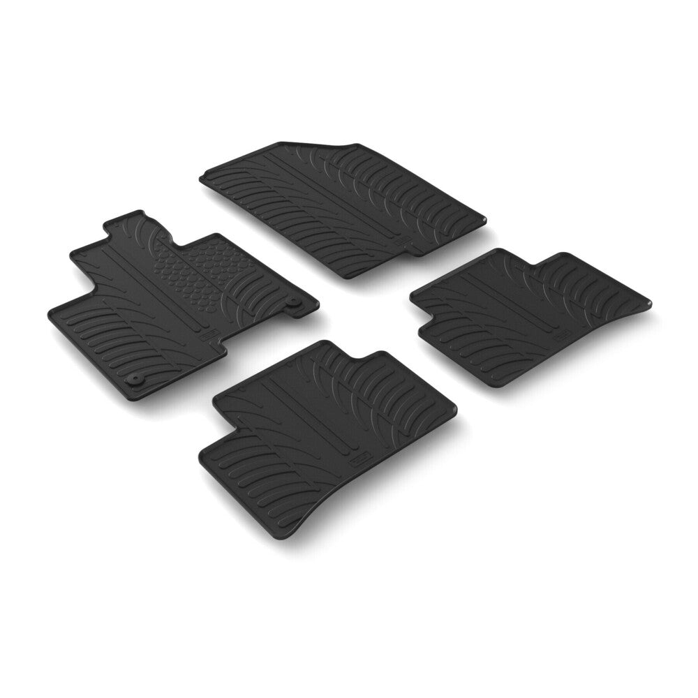 24645 - Set tappeti su misura in gomma - compatibile per Kia Sportage (12/21>) no ibrida