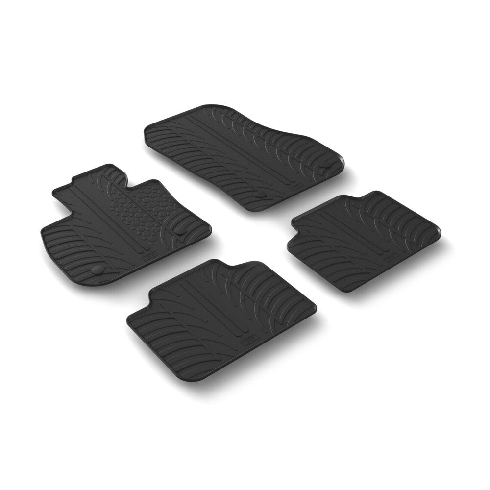 24657 - Set tappeti su misura in gomma - compatibile per Bmw X1 (U11) (08/22>) automatico