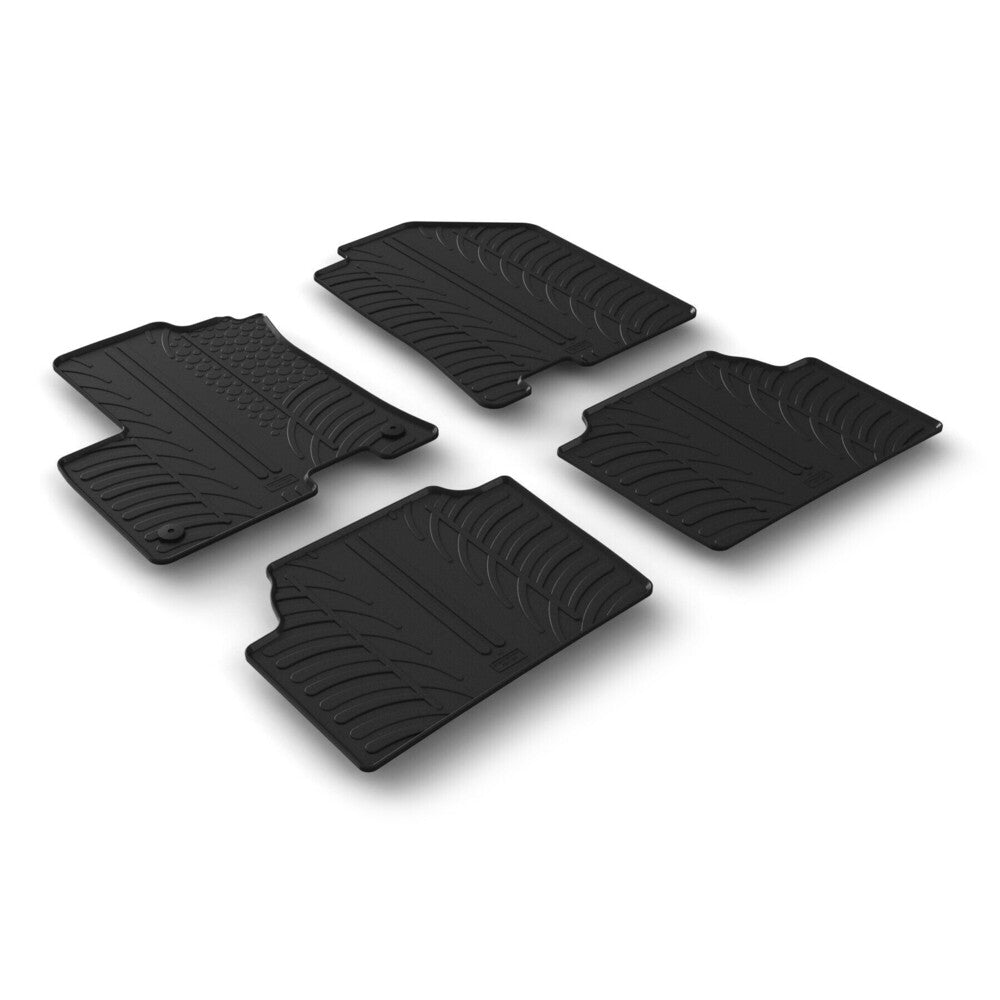 24658 - Set tappeti su misura in gomma - compatibile per Kia Niro (01/20>06/22) elettrica
