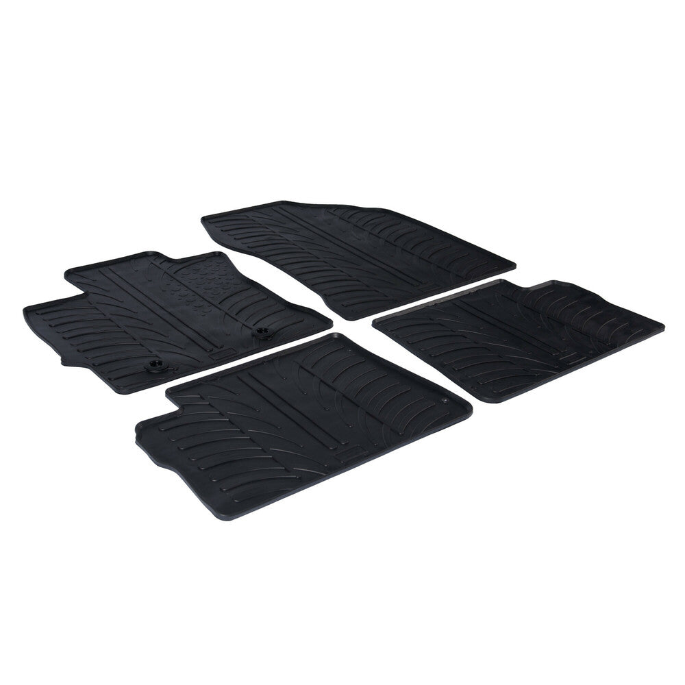 24659 - Set tappeti su misura in gomma - compatibile per Toyota Auris 5p (12/12>03/19) anche ibrida - Toyota Auris Touring Sports (10/13>03/19) anche ibrida