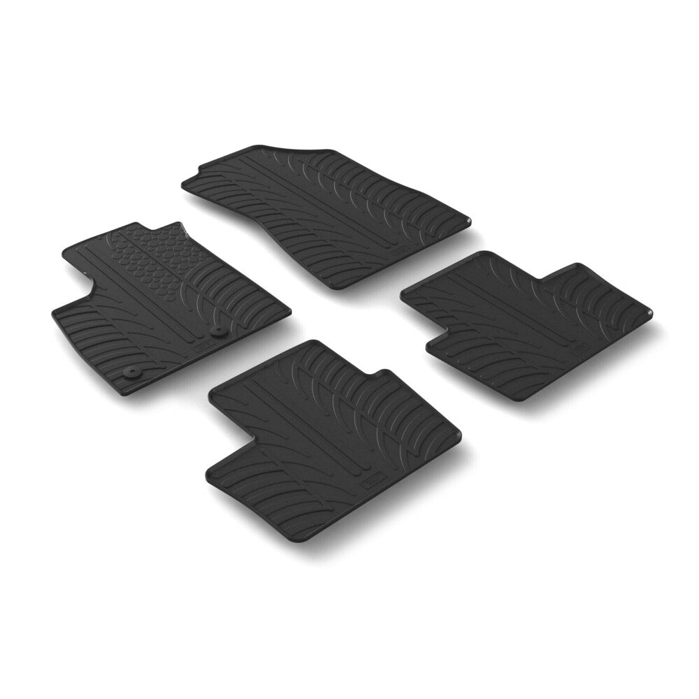 24663 - Set tappeti su misura in gomma - compatibile per Renault Austral 5p (09/22>) automatico, Mhev