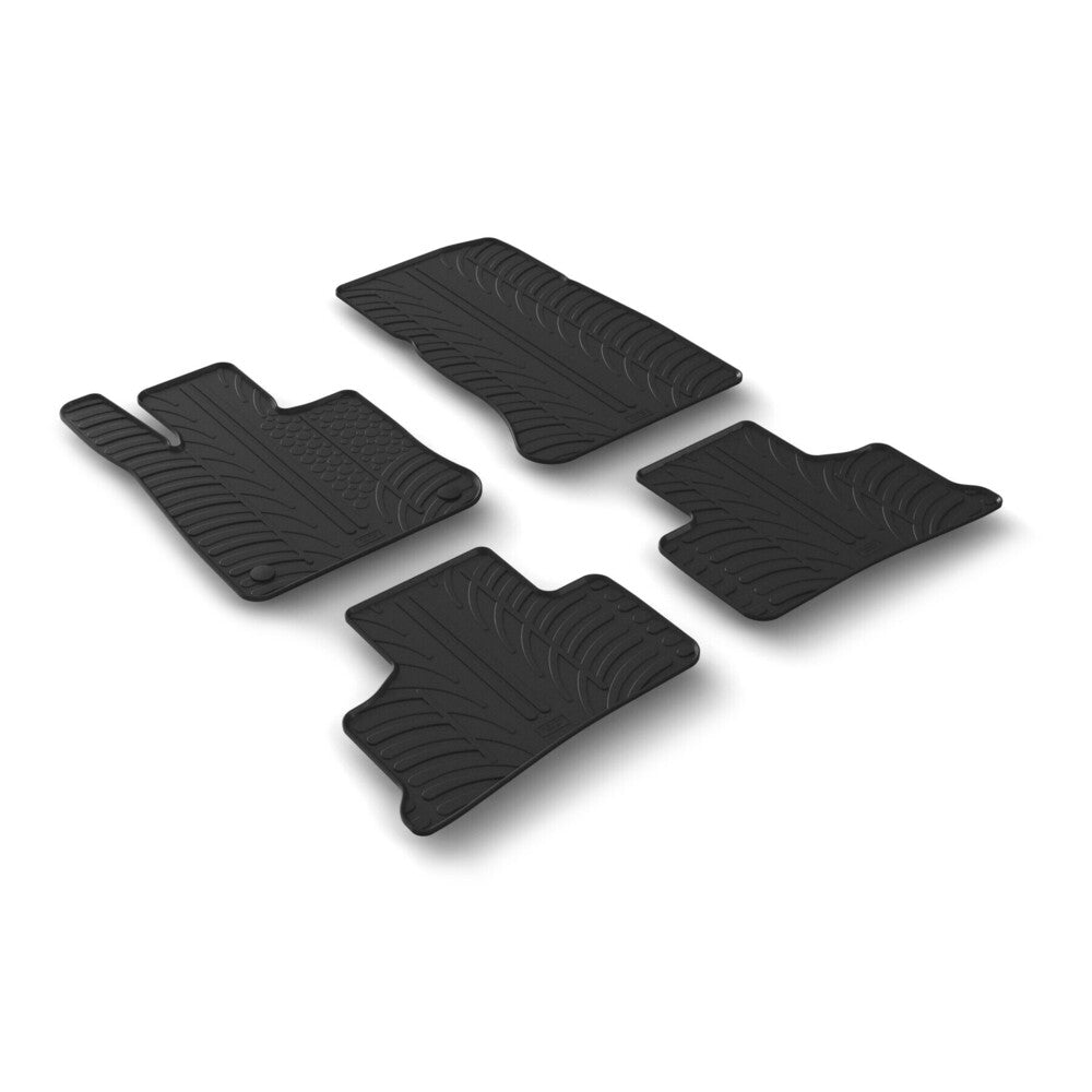 24666 - Set tappeti su misura in gomma - compatibile per Mercedes GLC (09/22>) Mhev