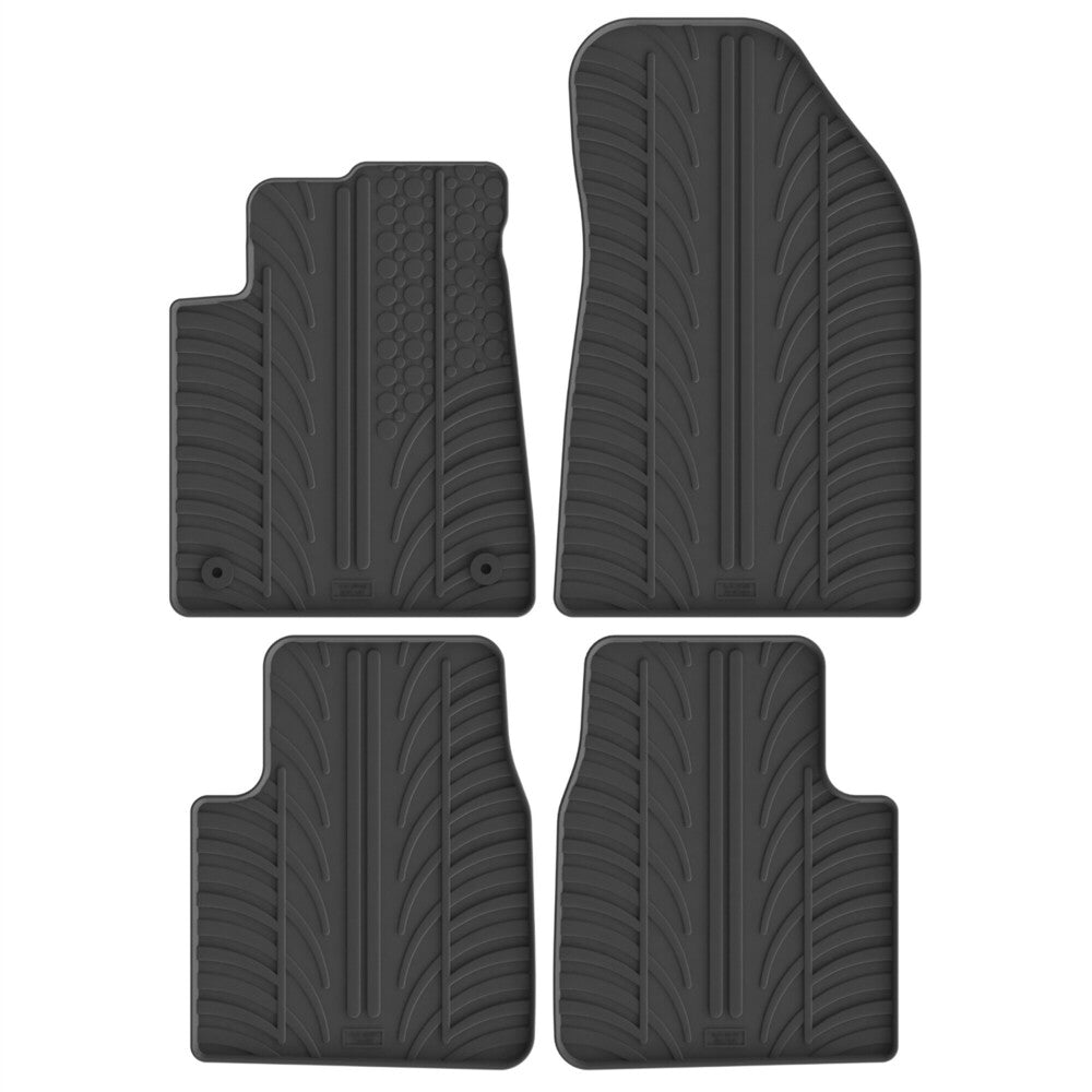 24703 - Set tappeti su misura in gomma - compatibile per Citroen C3 Aircross (08/24>)