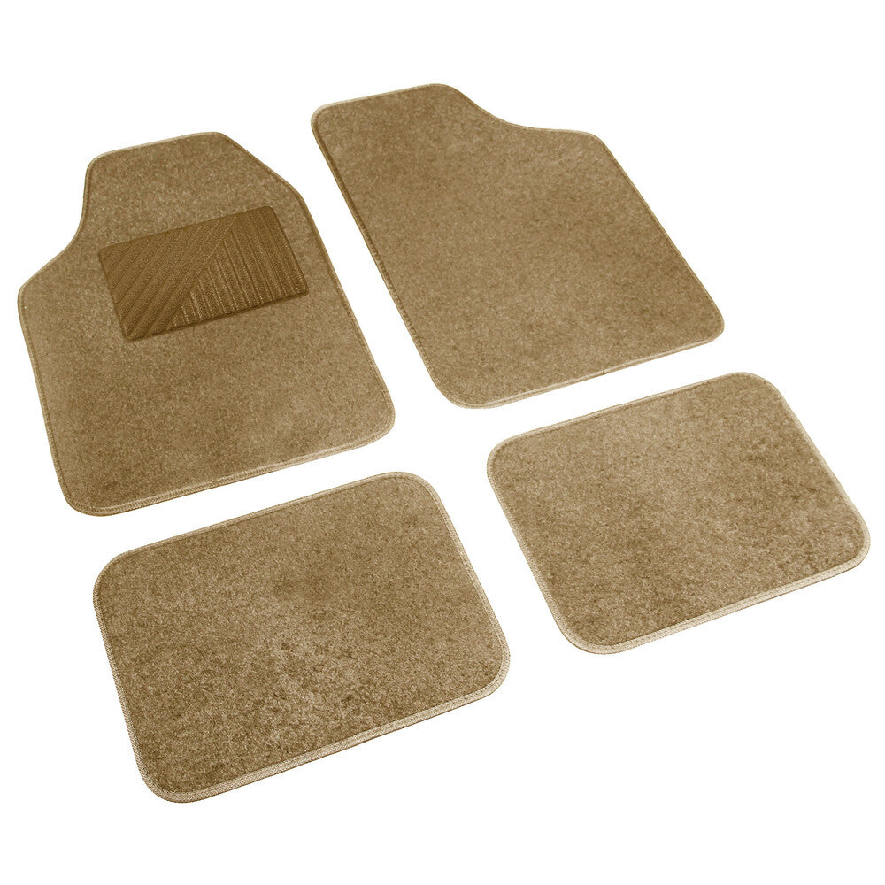 25102 - Cosmo, serie tappeti in moquette universali, 4 pz - Beige