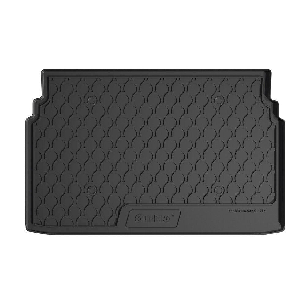 25251 - Vasca baule su misura in gomma sintetica - compatibile per Citroen C3 Aircross (10/17>07/24) baule alto