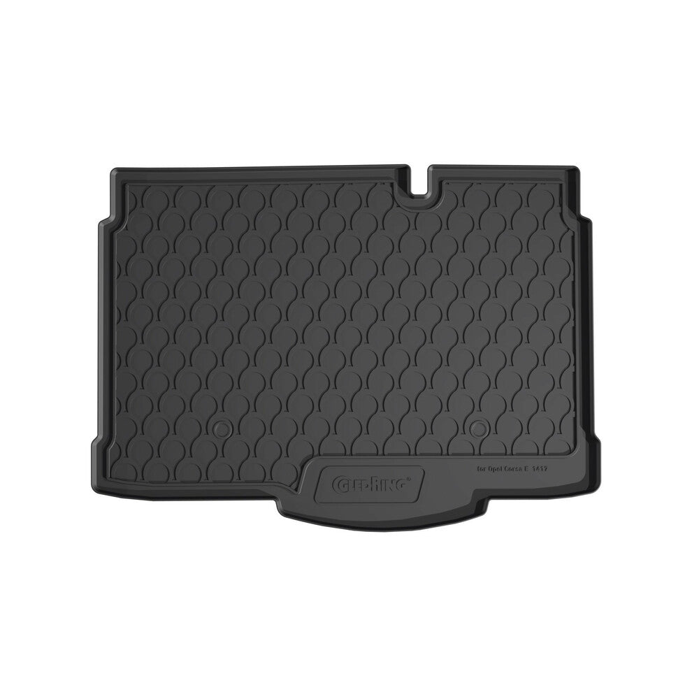 25254 - Vasca baule su misura in gomma sintetica - compatibile per Opel Corsa E 3p (12/14>08/19) baule basso - Opel Corsa E 5p (12/14>08/19) baule basso