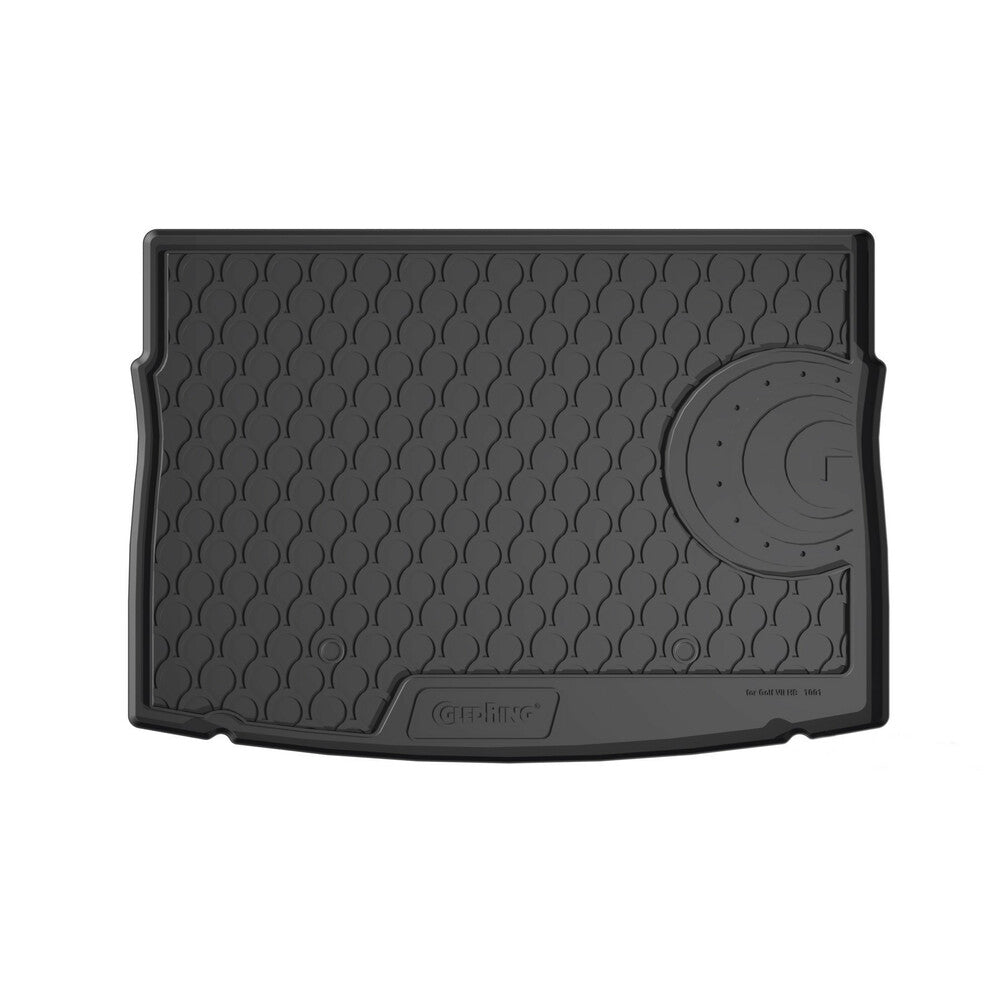 25258 - Vasca baule su misura in gomma sintetica - compatibile per Volkswagen Golf VII 3p (11/12>12/19) baule alto - Volkswagen Golf VII 5p (11/12>12/19) baule alto