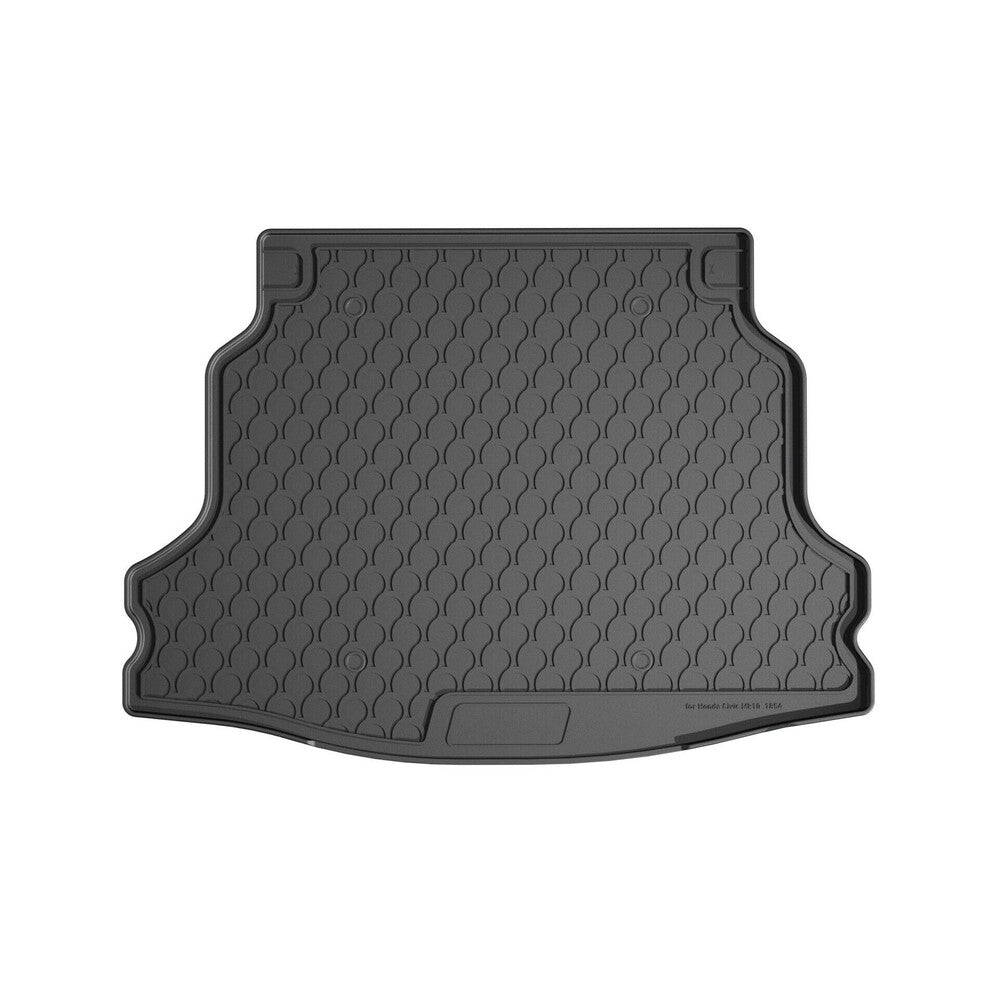 25578 - Vasca baule su misura in gomma sintetica - compatibile per Honda Civic 5p (03/17>07/22) con ruotino