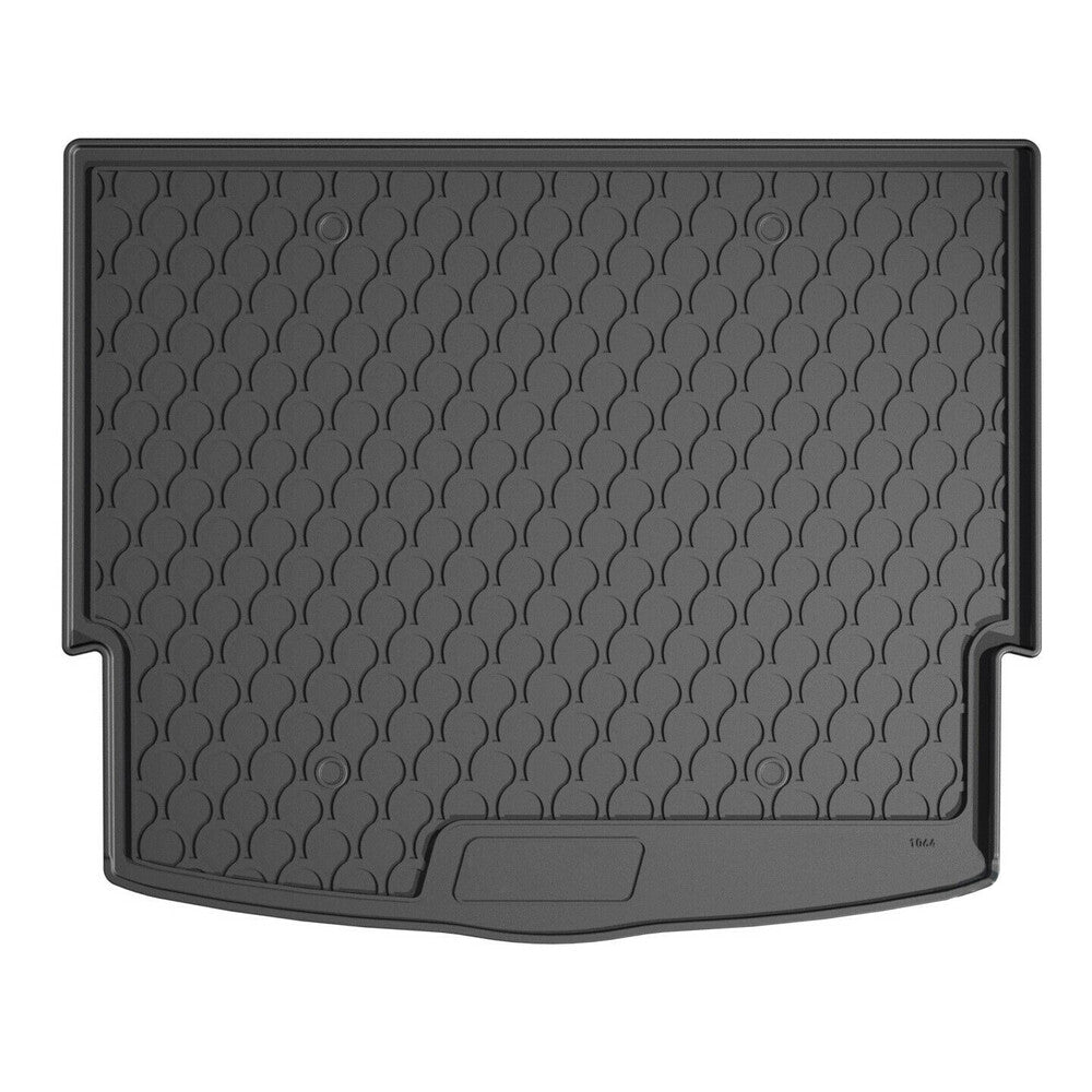 25585 - Vasca baule su misura in gomma sintetica - compatibile per Nissan X-Trail (10/22>) baule alto, con ruota di scorta