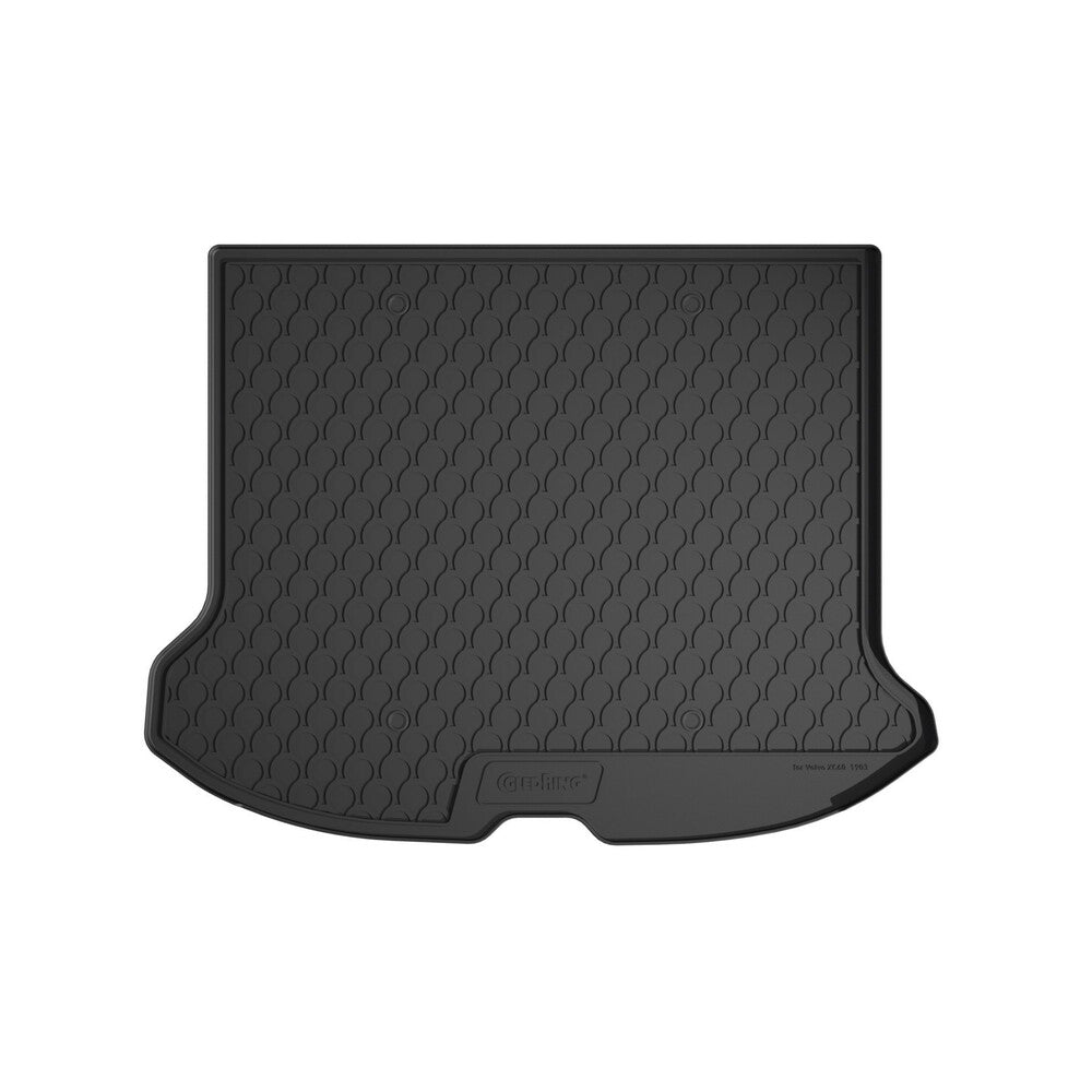 25633 - Vasca baule su misura in gomma sintetica - compatibile per Volvo XC60 (11/08>04/17) con ruotino