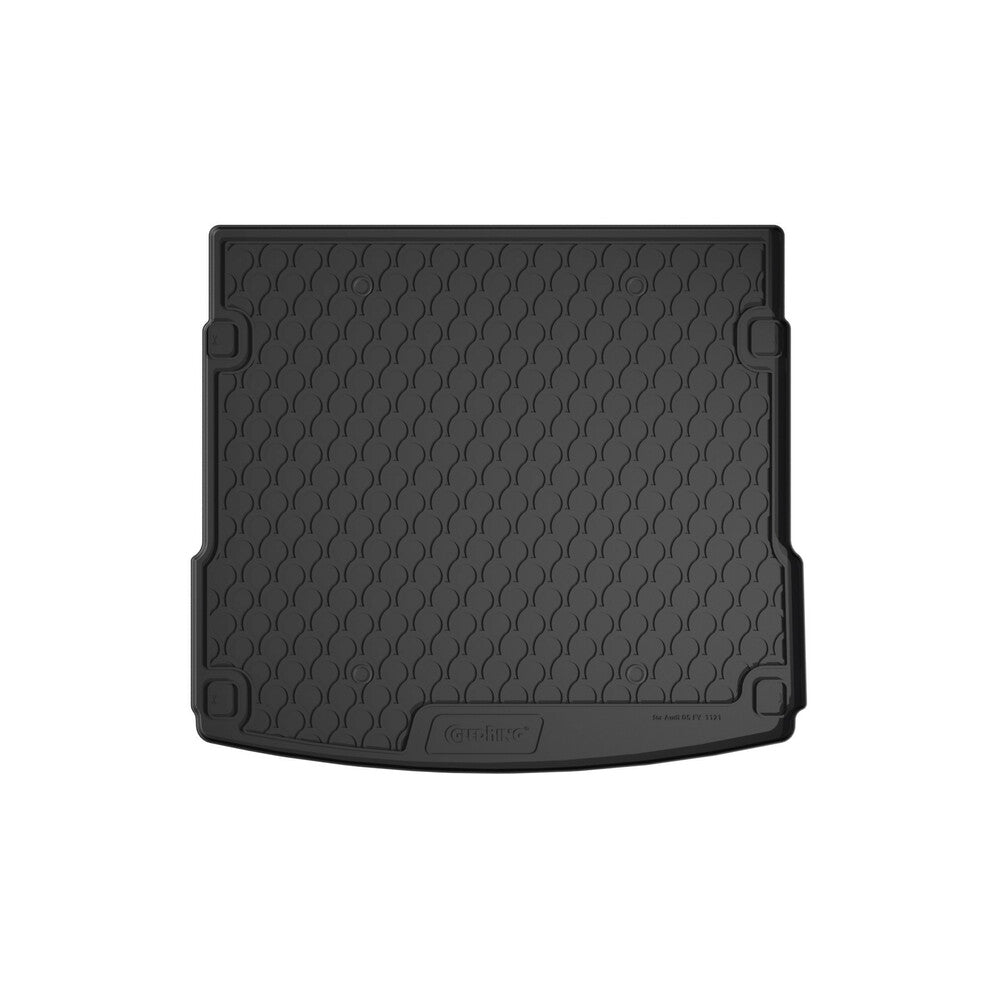 25634 - Vasca baule su misura in gomma sintetica - compatibile per Audi Q5 5p (03/17>12/24) baule alto, con rete