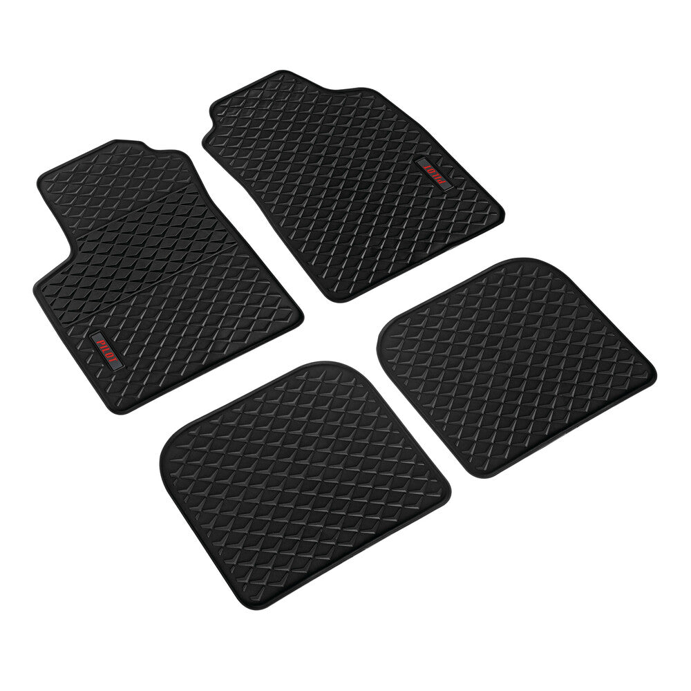 26307 - Pilot, set tappeti su misura in eco gomma - compatibile per Fiat Panda (09/03>01/12) - Fiat Panda Classic (02/12>12/12)