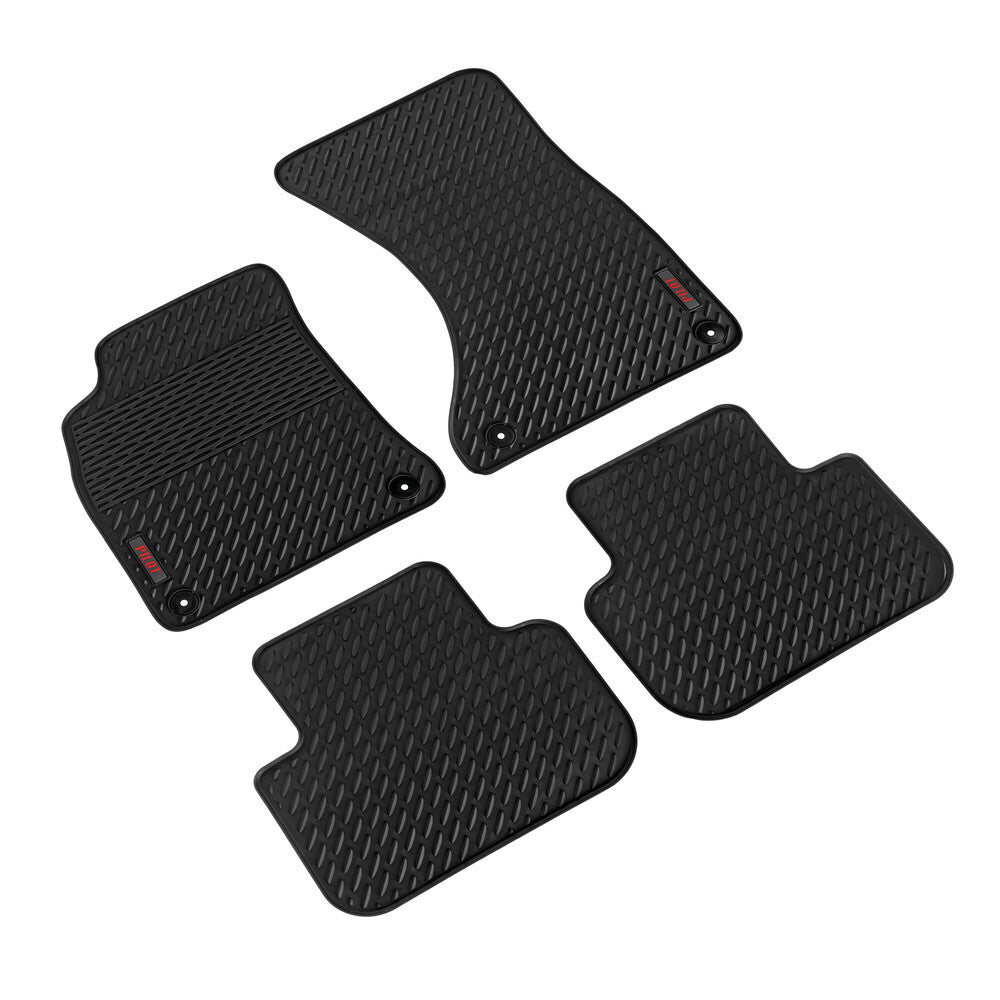 26317 - Pilot, set tappeti su misura in eco gomma - compatibile per Audi A4 4p (11/07>10/15) - Audi A4 Allroad (04/09>05/16) - Audi A4 Avant (05/08>10/15) - Audi A5 Sportback (09/09>07/15)