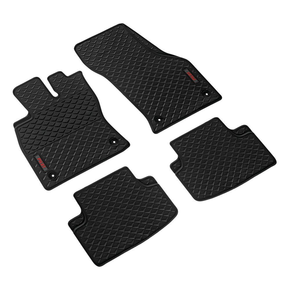 26318 - Pilot, set tappeti su misura in eco gomma - compatibile per Audi A3 Sportback (11/12>04/20) - Volkswagen Golf VII Sportsvan (05/14>08/18)
