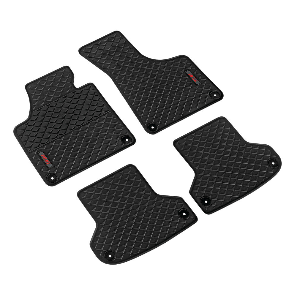 26319 - Pilot, set tappeti su misura in eco gomma - compatibile per Audi A3 3p (05/03>08/12) - Audi A3 Cabriolet (04/08>02/14) - Audi A3 Sportback (09/04>10/12)