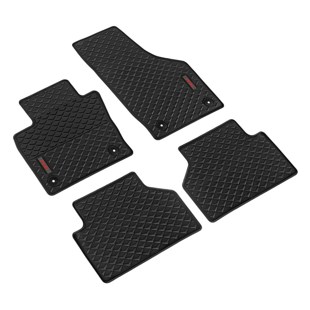 26320 - Pilot, set tappeti su misura in eco gomma - compatibile per Audi Q3 (10/11>12/18)