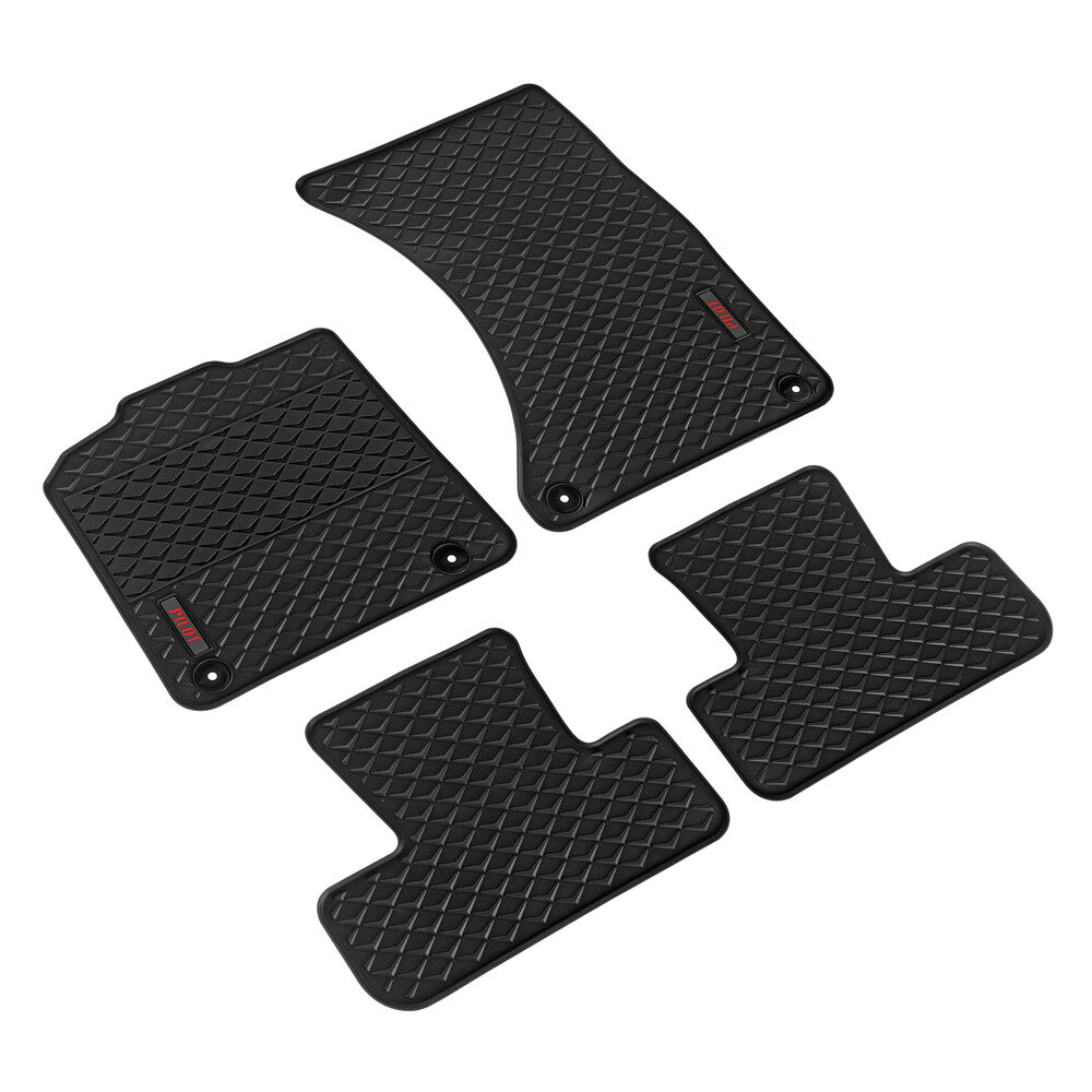 26323 - Pilot, set tappeti su misura in eco gomma - compatibile per Audi Q5 5p (11/08>02/17)