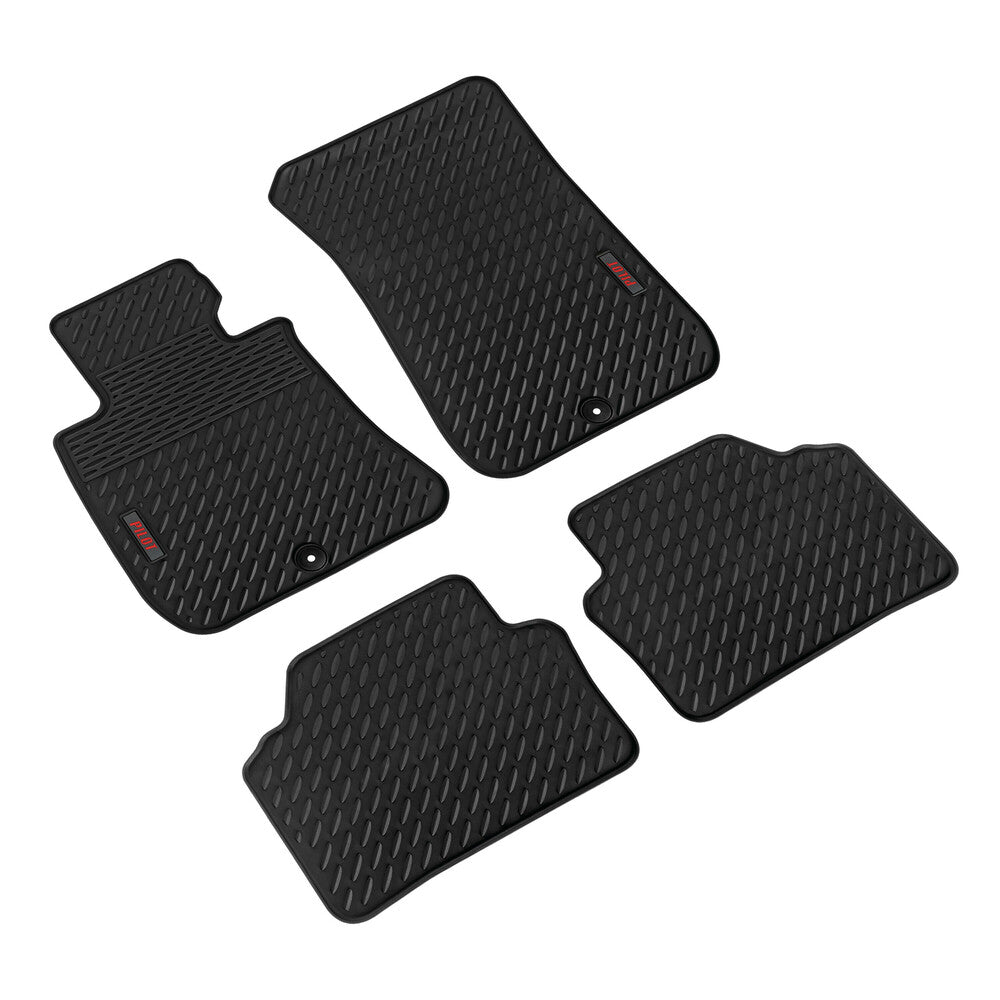 26325 - Pilot, set tappeti su misura in eco gomma - compatibile per Bmw Serie 3 (E90) (03/05>01/12) - Bmw Serie 3 Touring (E91) (09/05>05/12)