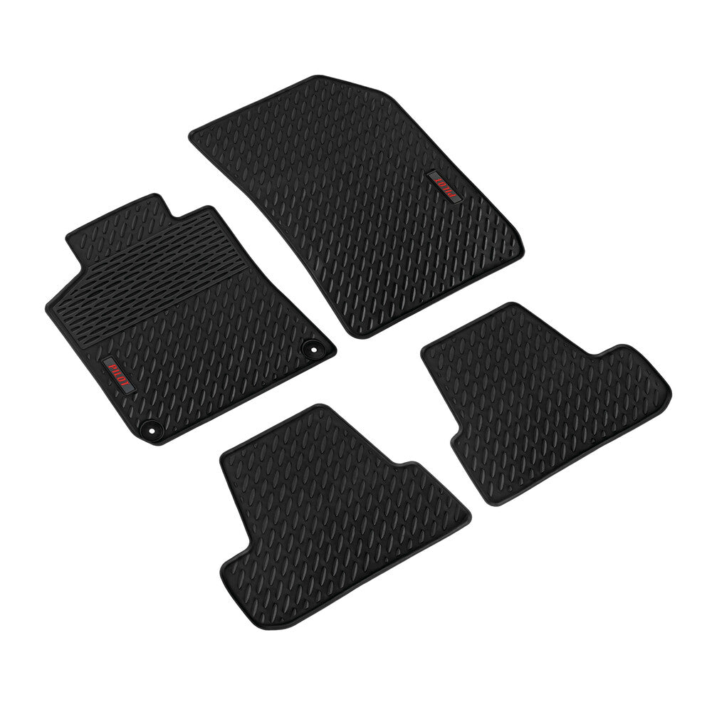 26330 - Pilot, set tappeti su misura in eco gomma - compatibile per Peugeot 308 5p (10/13>07/21) - Peugeot 308 sw (05/14>08/21)