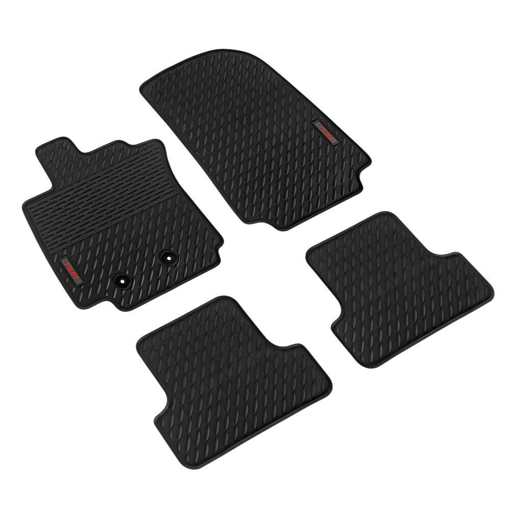 26340 - Pilot, set tappeti su misura in eco gomma - compatibile per Renault Clio III 3p (10/05>01/13) - Renault Clio III 5p (10/05>01/13) - Renault Clio III Sportour (02/08>08/13)